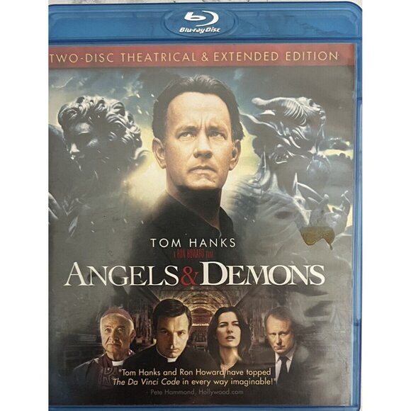 Angels & Demons (Blu-ray, 2009, Theatrical & Extended Editions) Tom Hanks - Picture 1 of 7